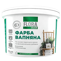 Известковая краска для внутренних работ FLORA Colour 1,2л