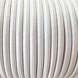 Шнурок резинка (гумка) капелюшна, Біла 1,5 мм. 100 ярд., фото 2