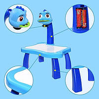 Детский стол проектор для рисования с подсветкой Projector Painting. FU-758 Цвет: голубой NormaWM