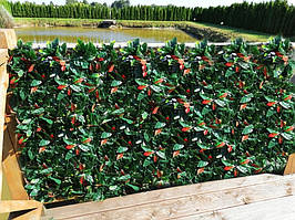 Штучна жива огорожа, маскувальна сітка зі штучного плюща 50 х 50 см Bass Polska BH 85975