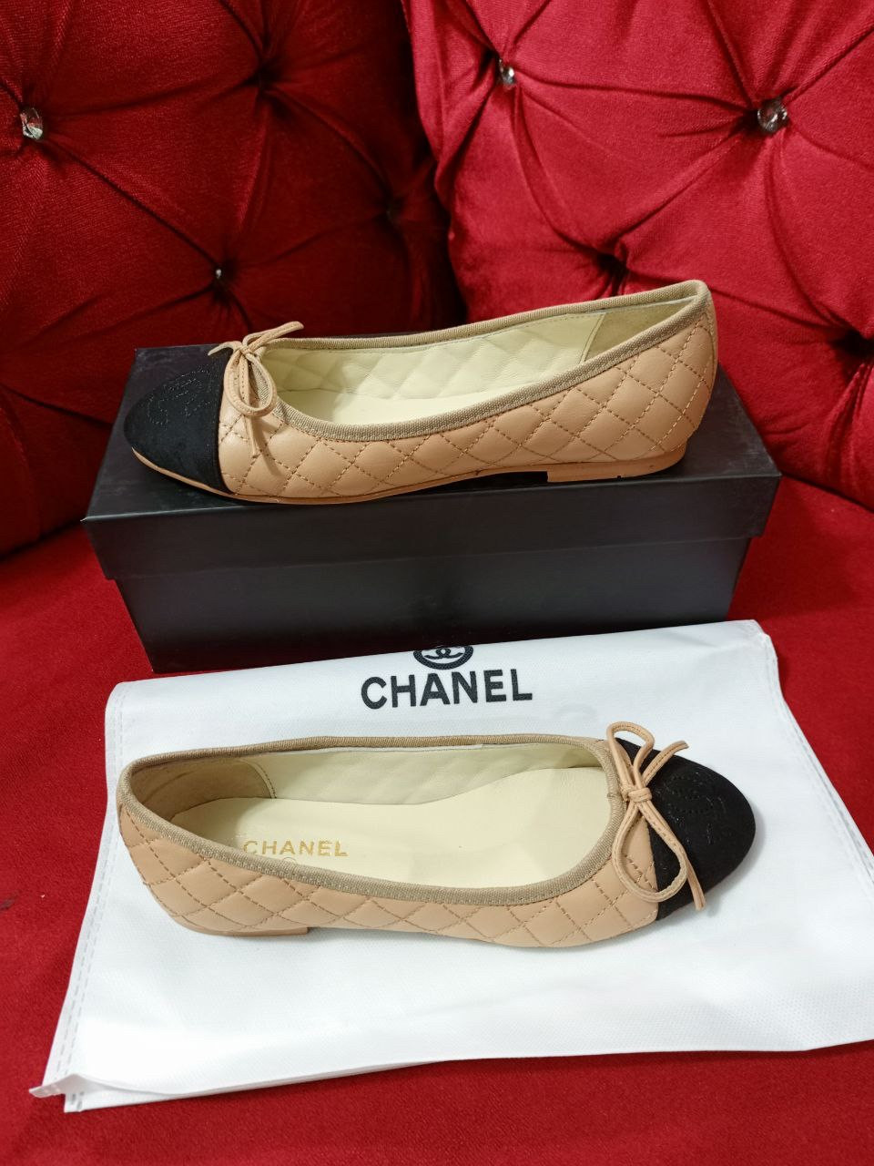 Балетки Chanel натуральна шкіра - фото 3 - id-p2137567537