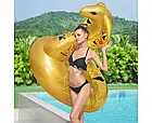 Надувний плотик для плавання та відпочинку на воді Золота Кобра Bestway 41445 Стильний надувний плотик, фото 4