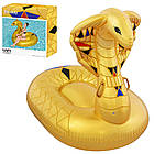 Надувний плотик для плавання та відпочинку на воді Золота Кобра Bestway 41445 Стильний надувний плотик, фото 9