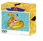 Надувний плотик для плавання та відпочинку на воді Золота Кобра Bestway 41445 Стильний надувний плотик, фото 10