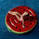 Надувний плотик для плавання та відпочинку на воді круглий Кавун Bestway 43140 Стильний надувний плотик, фото 4