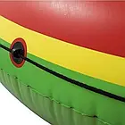 Надувний плотик для плавання та відпочинку на воді круглий Кавун Bestway 43140 Стильний надувний плотик, фото 6