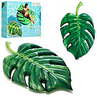 Надувний плотик для плавання та відпочинку на воді Пальмовий лист Intex 58782 Стильний надувний плотик, фото 5