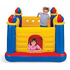 Розвиваючий дитячий надувний ігровий центр-батут 175x175x135 см у вигляді Замку Intex 48259, фото 4