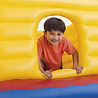 Розвиваючий дитячий надувний ігровий центр-батут 175x175x135 см у вигляді Замку Intex 48259, фото 5