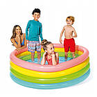 Надувний переносний дитячий басейн для дачі на 168 х 46 см з 4 кільцями та 770 л Intex 56441, фото 2
