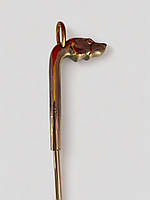 Ложка для взуття довга "Собака" з бронзи 61.5см