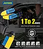 Розгалужувач - подовжувач AUTOOL 35CM OBD2 на OBD2 адаптер 1 на 2 обд2 (35см), фото 5