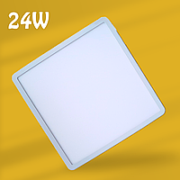 Світильник світлодіодний Biom СL-S24W-5/2 NEW 24Вт квадратний 5000К