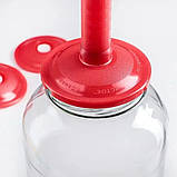 Вакуумна система ручна, насос + 9 кришок, фото 4