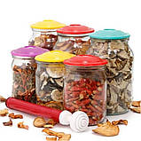 Вакуумна система ручна, насос + 9 кришок, фото 5