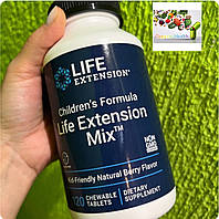 Мультивитамины для детей, Life Extension, Life Extension Mix, детская добавка, с натуральным ягодным вкусом