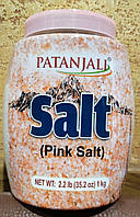 Гималайская розовая каменная соль пищевая натуральная Индия 1кг Pink salt Patanjali Пища Косметология Компресс
