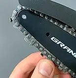 Акумуляторна ланцюгова мініпила GRAND АПЦ-20V/6 — 2 Pro (15 см. шина, 2 АКБ, 3 положення різу), фото 7