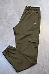 Штани двонитка Джогері (Haki) М-ХXХL