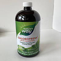 Nature's Way, Chlorofresh, рідкий хлорофіл, з ароматом м яти, 132 мг, 473,2 мл