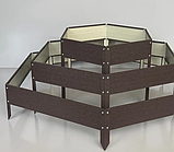 Високі теплі грядки і клумби металеві збірні для саду та городу (висота 24см ширина 1м довжина 2м), фото 3