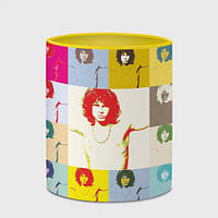 Кружка с принтом «Pop Art Jim Morrison The Doors» (цвет чашки на выбор)