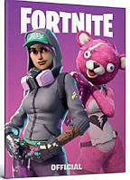 Книга Fortnite Official. Блокнот рожевий у крапку