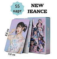 Картки K-pop New Jeans голографічні 55 штук голо картки golo card фотокартки