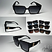 Сонцезахисні окуляри модель NoP22177 чорні, фото 2