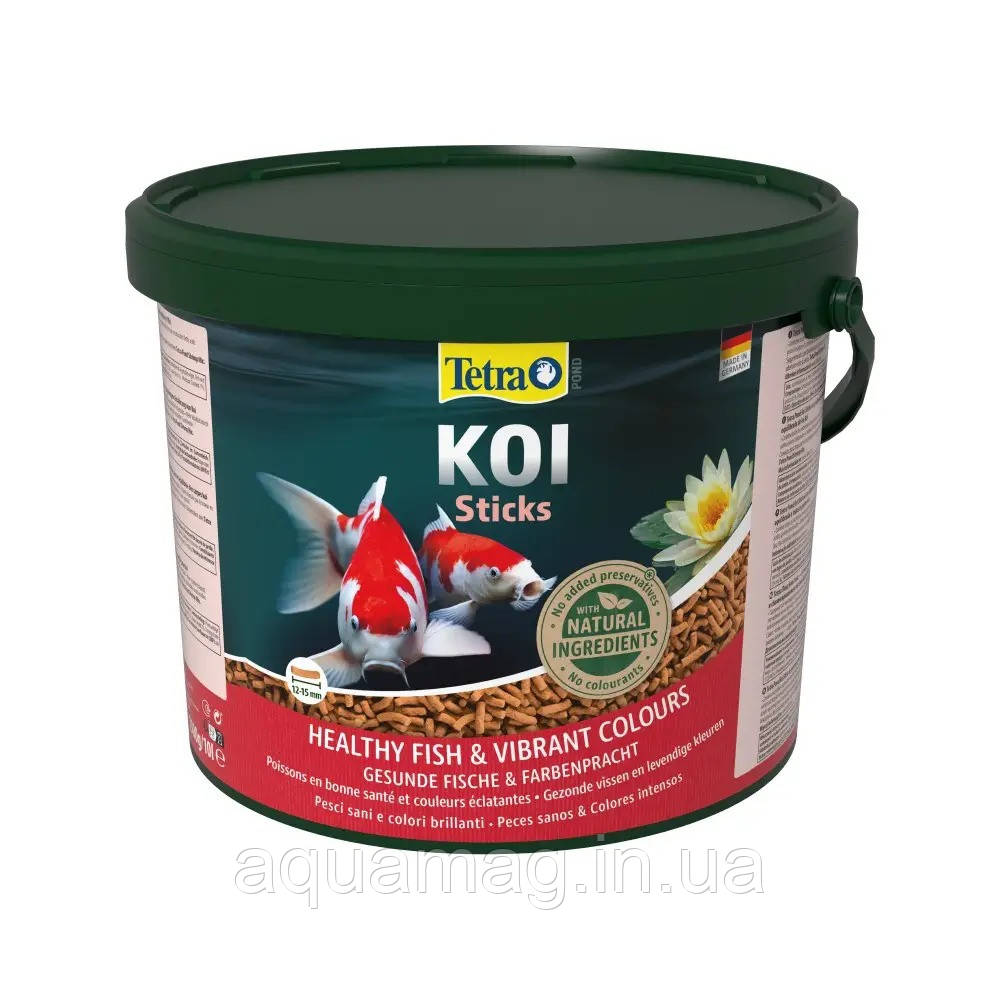 Корм для коропів кої TetraPond KoiSticks — 10 л/1500 гр (основне живлення для кої)