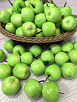 Муляж зеленого яблука, штучний фрукт яблуко зелене, фото 2