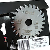 Freud LI25M31BA3 100х3.10х20 z24 однокорпусна підрізна пила ДСП (Італія)