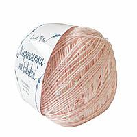 AvantiYarn Мікропаєтка 3 мм № 043 персик, паєтка в прозора галограма (Пряжа бавовна з паєтками)