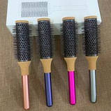 Термобрашинг для укладання волосся  приладами Dyson Vented Barrel brush  Black/Nickel 35mm, фото 6