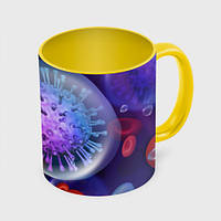 Кружка МАЛЕНЬКА Лейкоцити та карта 180 мл (колір кружки на вибір)