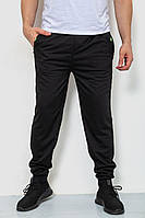 Спорт штаны мужские двухнитка, цвет черный, 244R41298