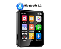 MP3 плеер Amoi X1 Touch 2.4" Bluetooth 5.2 Hi-Fi 64Gb с внешним динамиком металлический