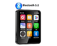 MP3 плеер Amoi X1 Touch 2.4" Bluetooth 5.2 Hi-Fi 32Gb с внешним динамиком металлический