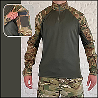 Тактическая боевая рубашка multicam убакс coolmax, рубашка повседневная для военнослужащих
