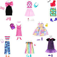 Набор модной одежды для Барби 13 предметов Barbie Clothes Doll Fashion Pack with 13 Pieces of Clothing HRG56