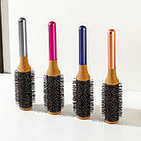 Термобрашинг для укладання волосся  приладами Dyson Vented Barrel brush (970293-01) Iron Fuchsia 35mm, фото 8