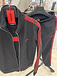 Чоловічий спортивний костюм HUGO BOSS CK7629 чорний, фото 4