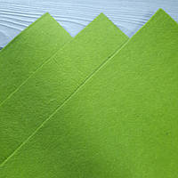 Фетр Китай Оливковий Жорсткий (54) 1 мм 20 на 30 см