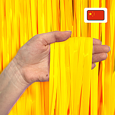 Штора-дощик (Китай) 025 пастель жовта 200*100