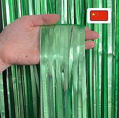 Штора-дощик (Китай) 040 сатин оливкова 200*100