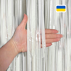 Штора-дощик (Україна) 010 пастель біла 200*100