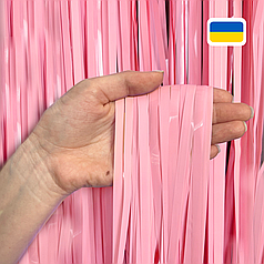 Штора-дощик (Україна) 018 пастель рожева 200*100