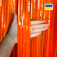 Штора-дощик (Україна) 017 пастель помаранчева 200*100