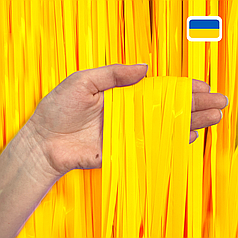 Штора-дощик (Україна) 013 пастель жовта 200*100