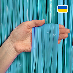 Штора-дощик (Україна) 011 пастель бірюзова 200*100